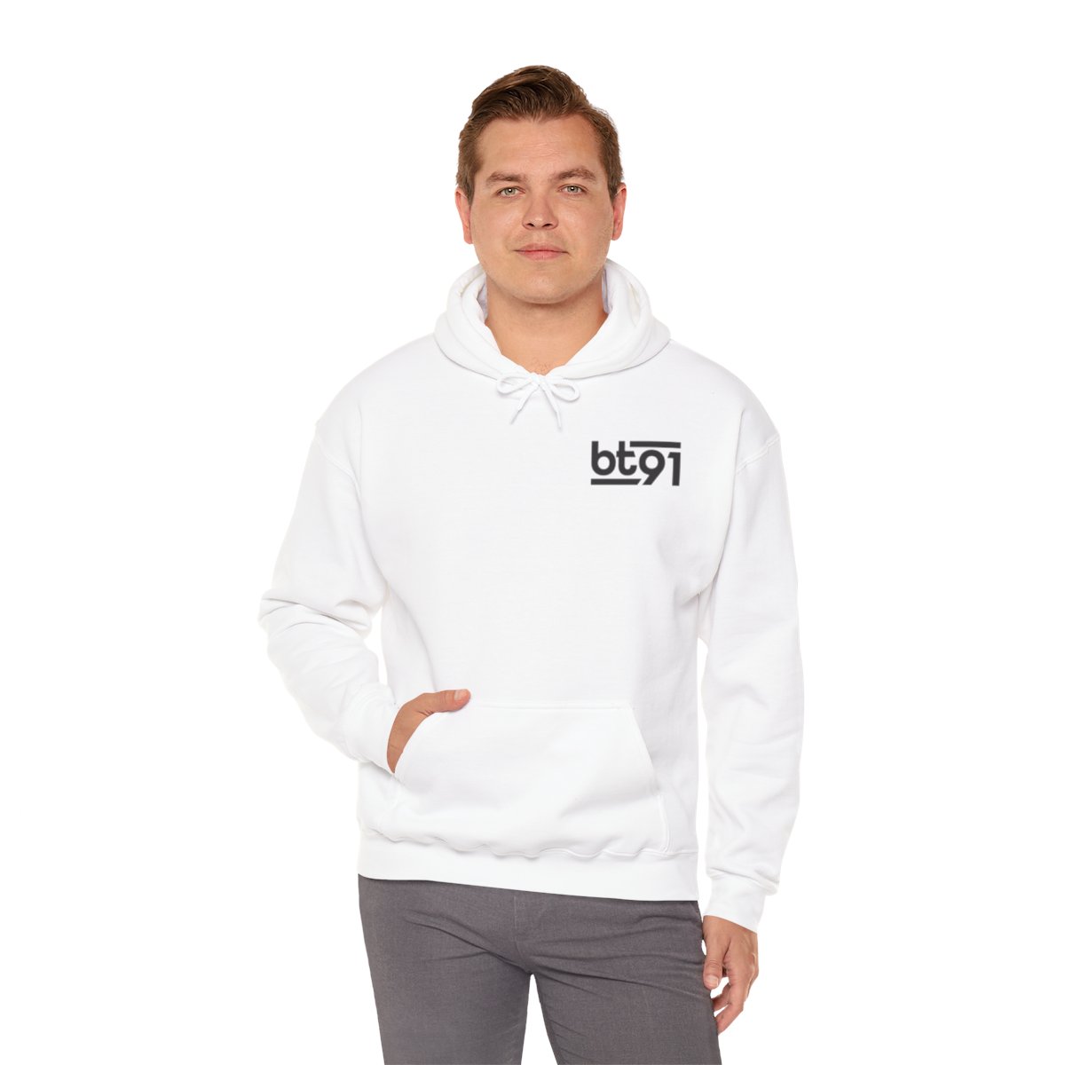 BT91 Logo (Black) Hoodie - Image 9