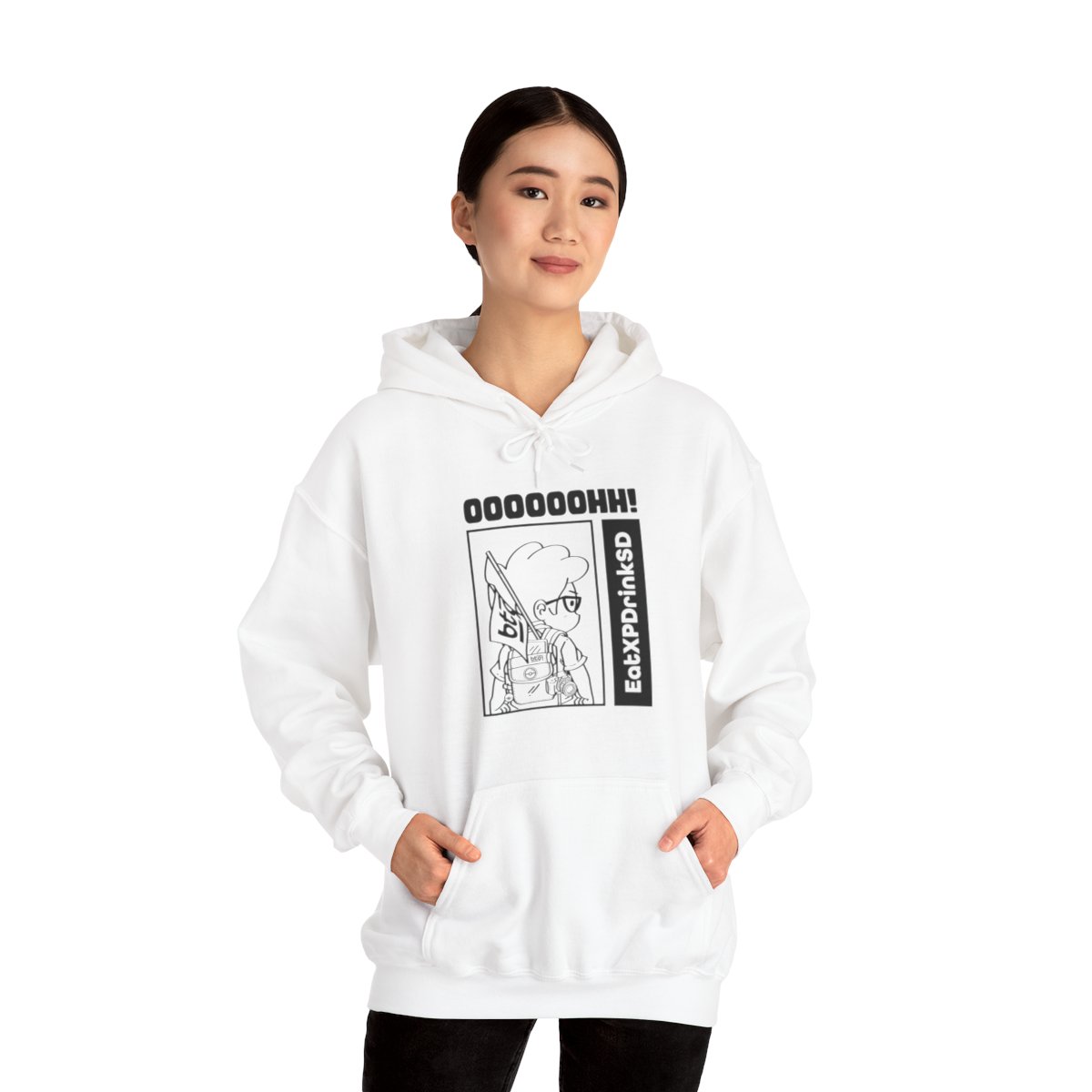 OOH V2 (Black) Hoodie - Image 6