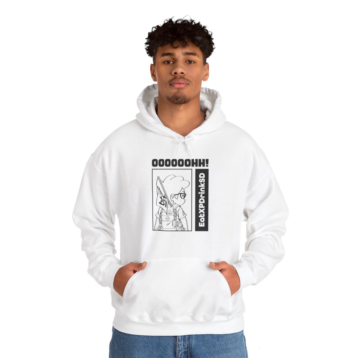OOH V2 (Black) Hoodie - Image 7