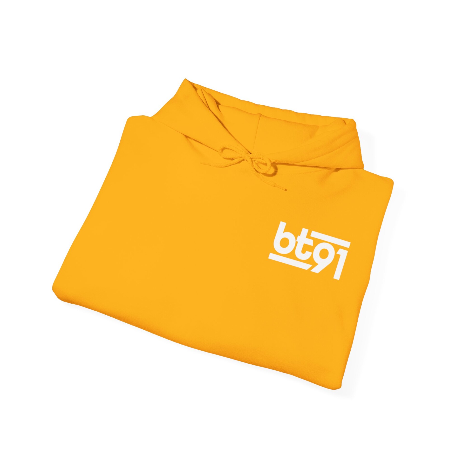 BT91 Logo (White) Hoodie - Image 12