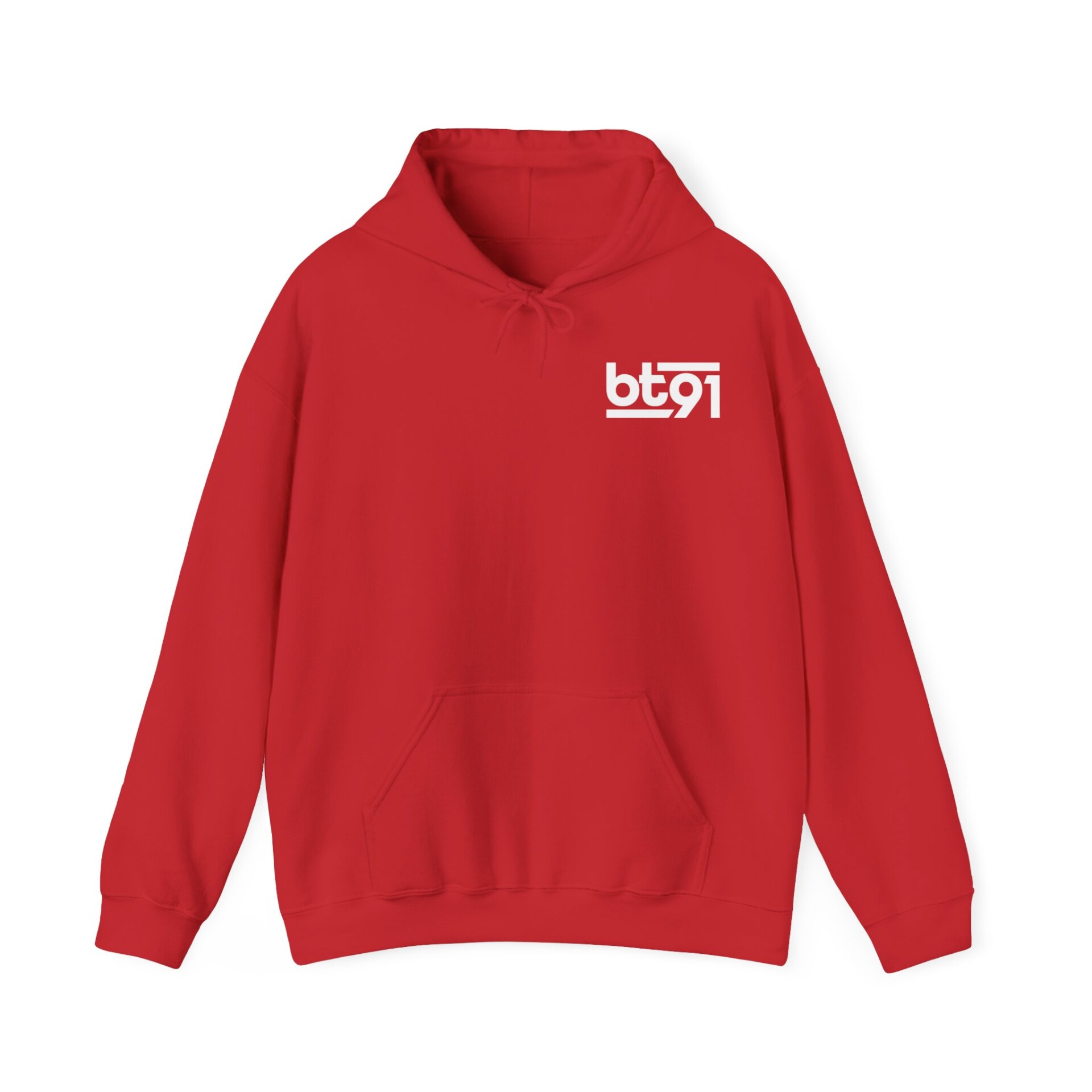 BT91 Logo (White) Hoodie - Image 41