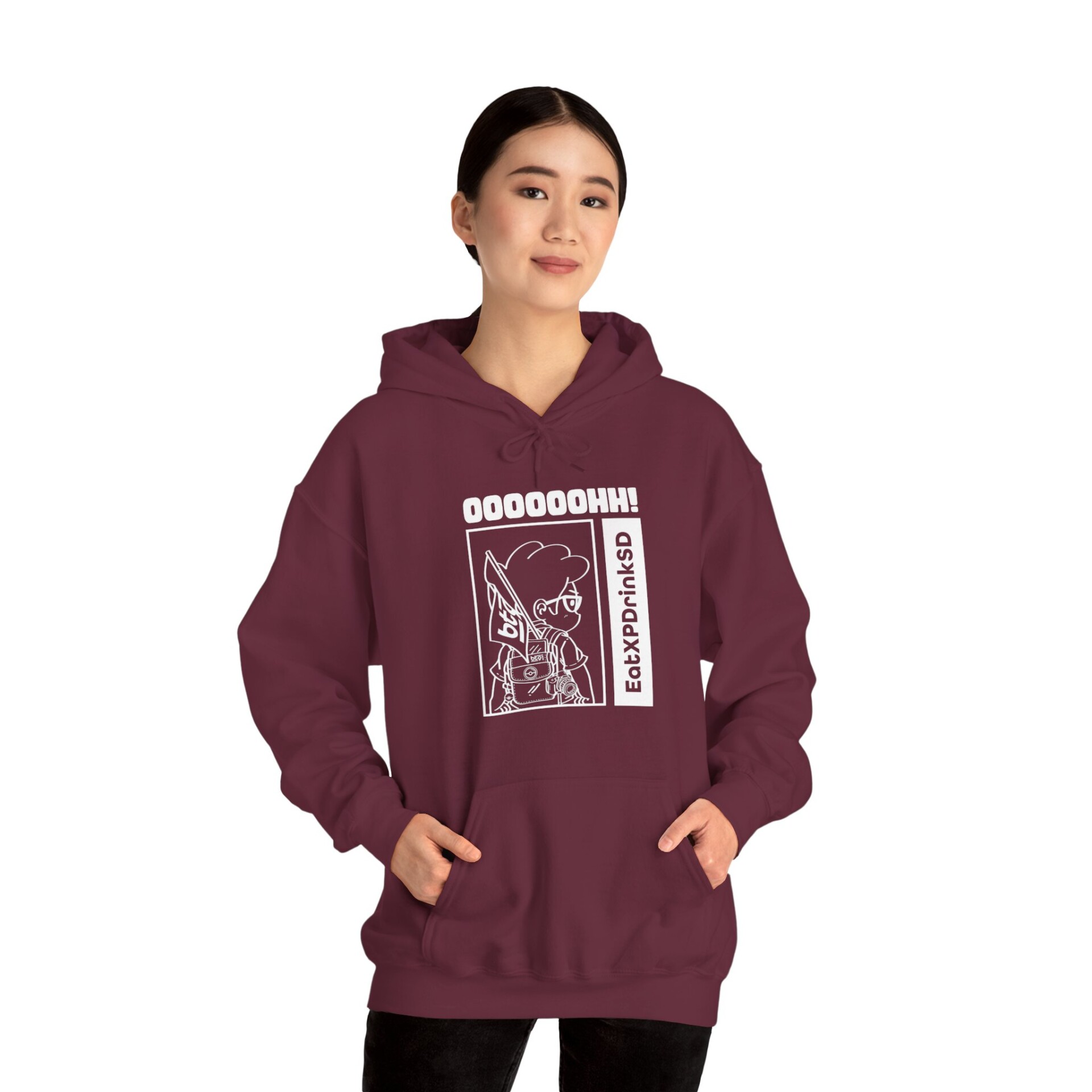 OOH V2 (White) Hoodie - Image 15