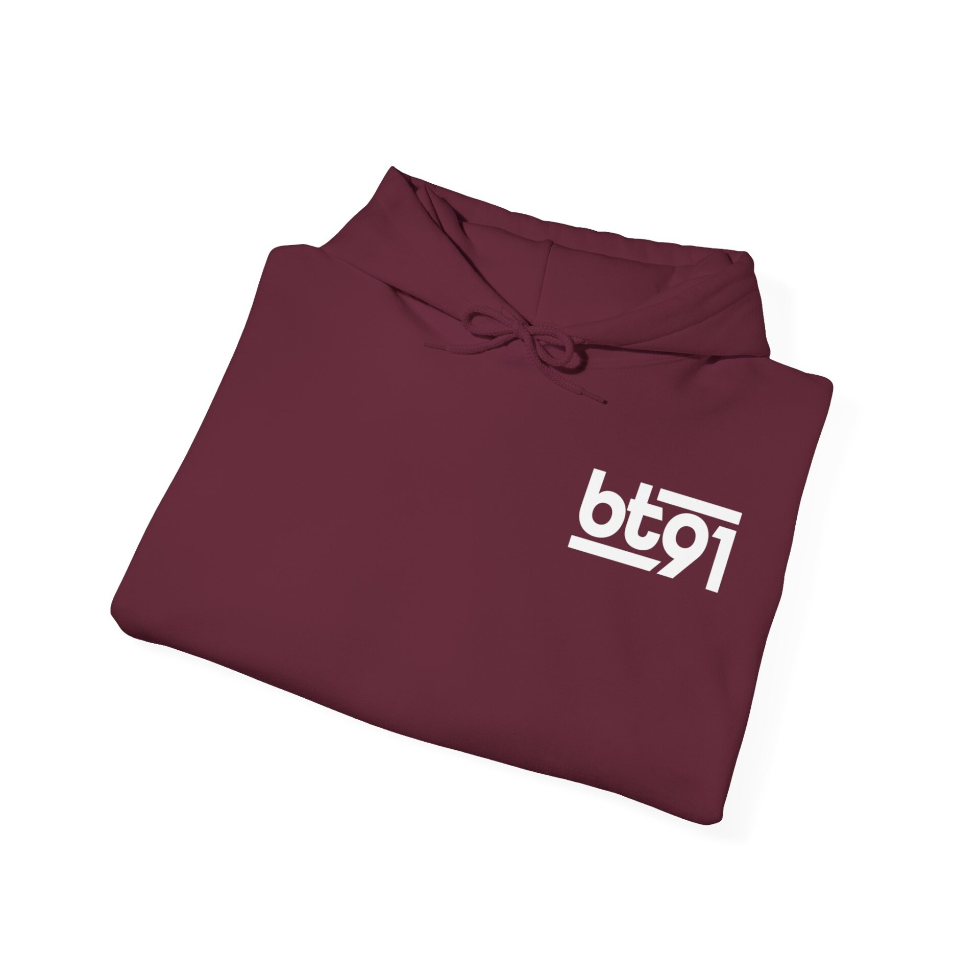 BT91 Logo (White) Hoodie - Image 20