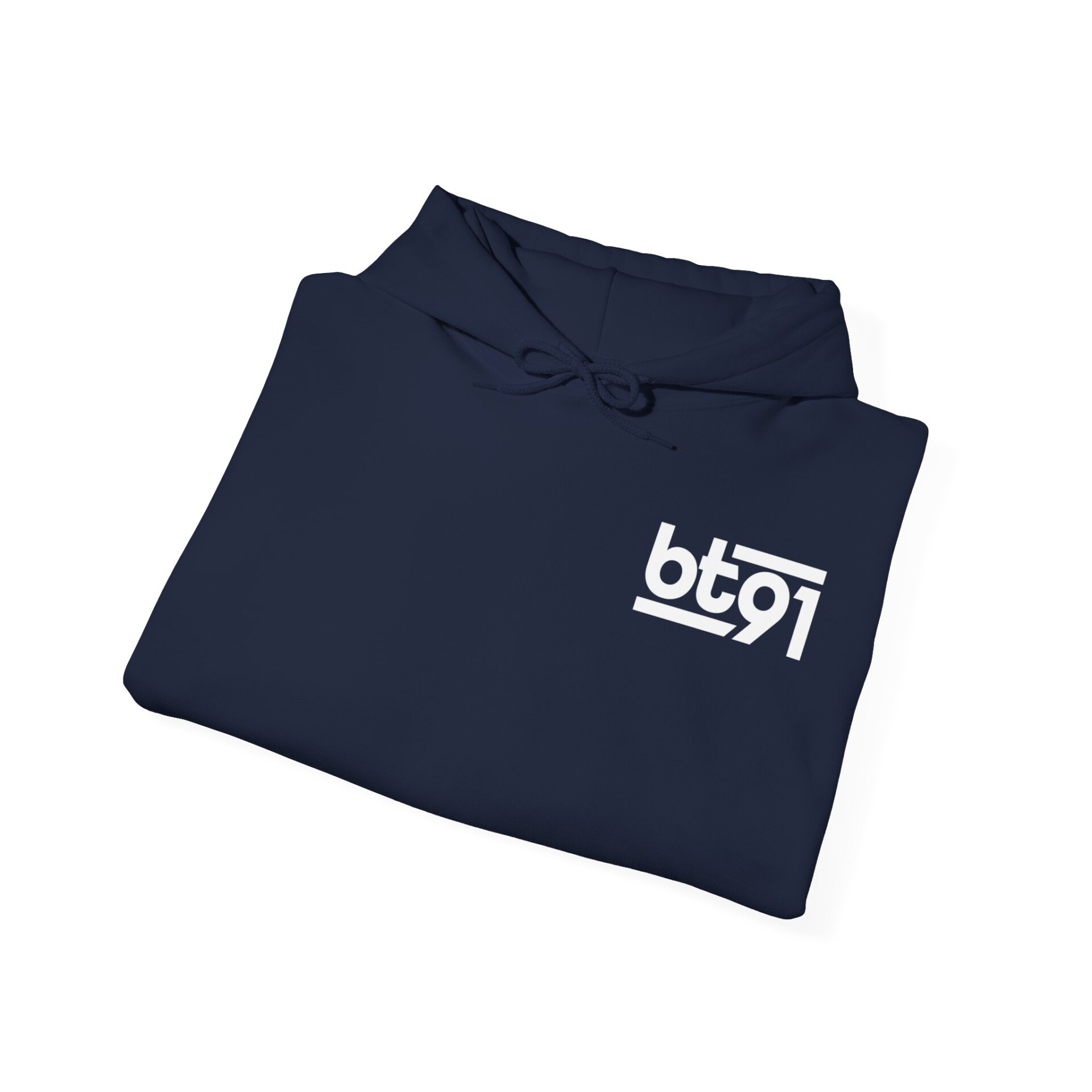BT91 Logo (White) Hoodie - Image 36