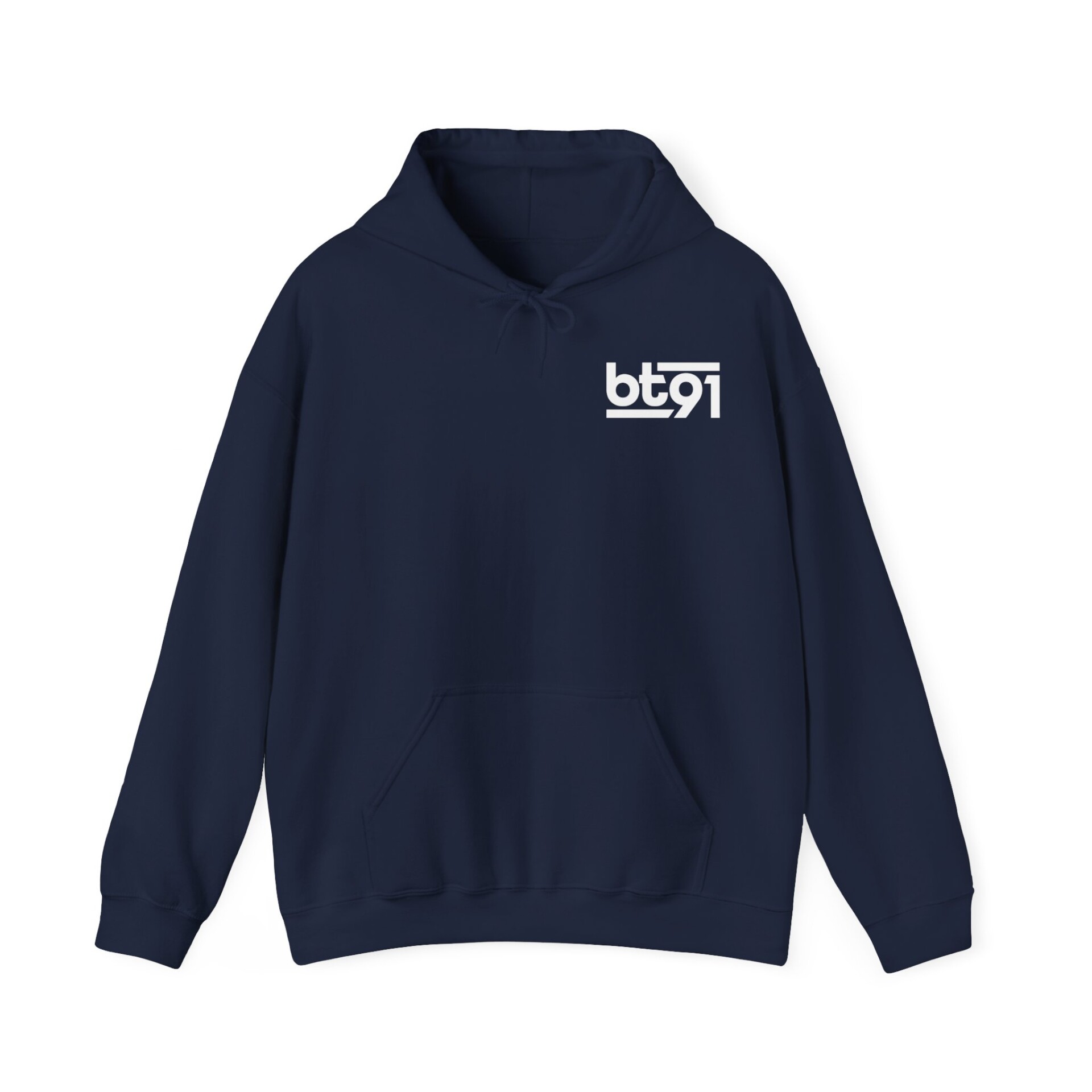 BT91 Logo (White) Hoodie - Image 33