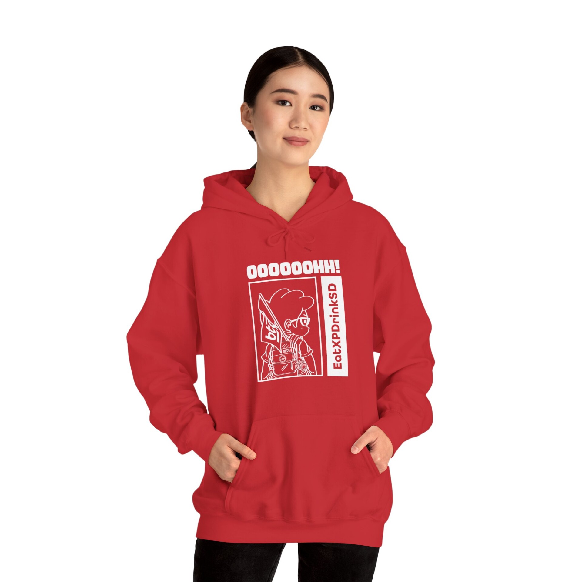 OOH V2 (White) Hoodie - Image 30