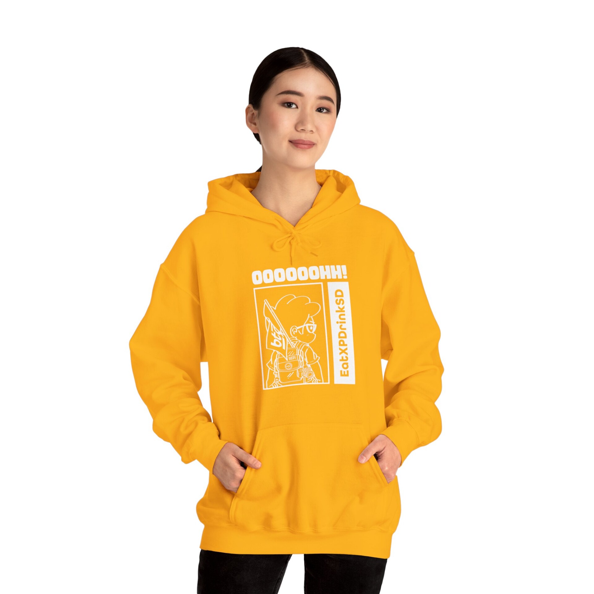 OOH V2 (White) Hoodie - Image 8