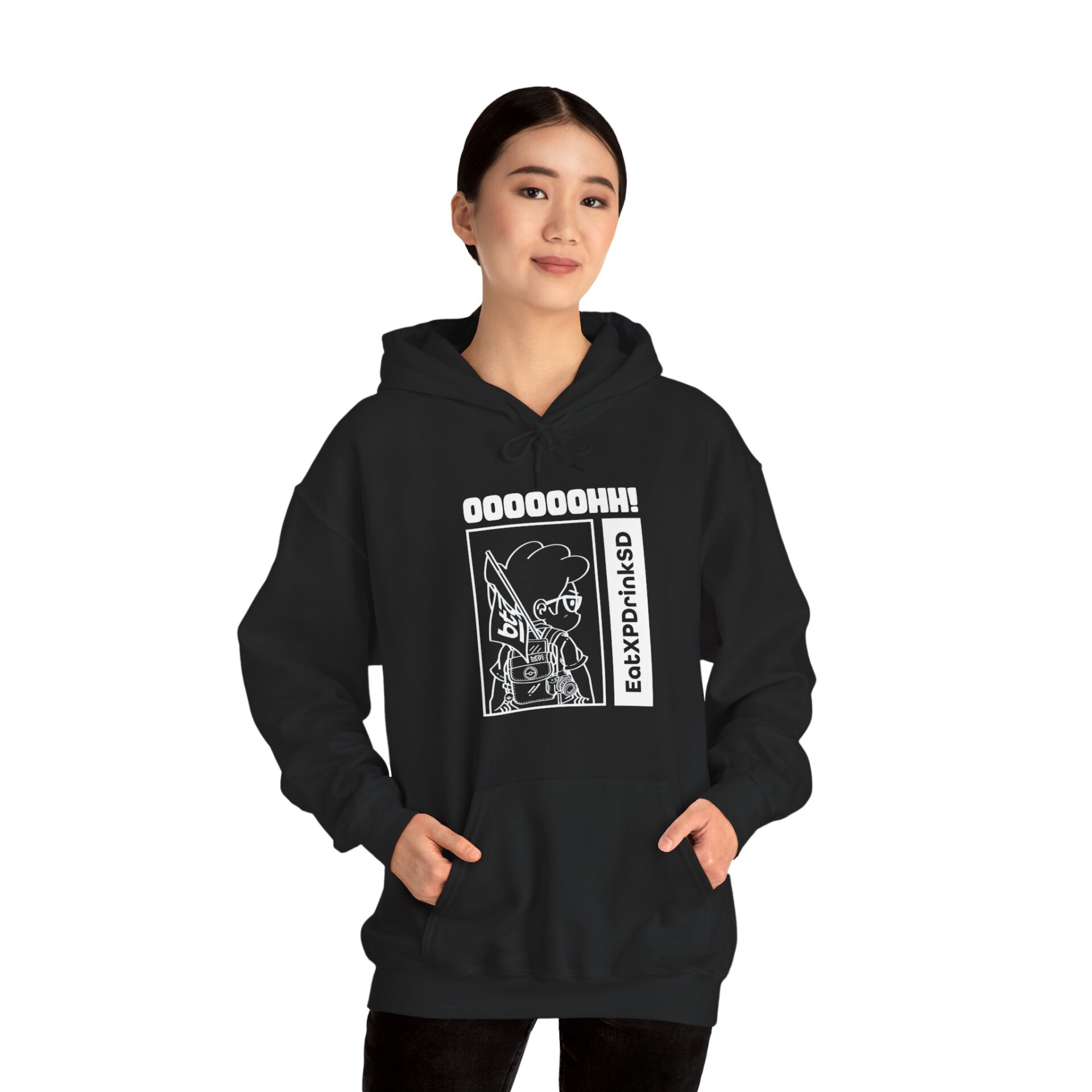 OOH V2 (White) Hoodie - Image 4
